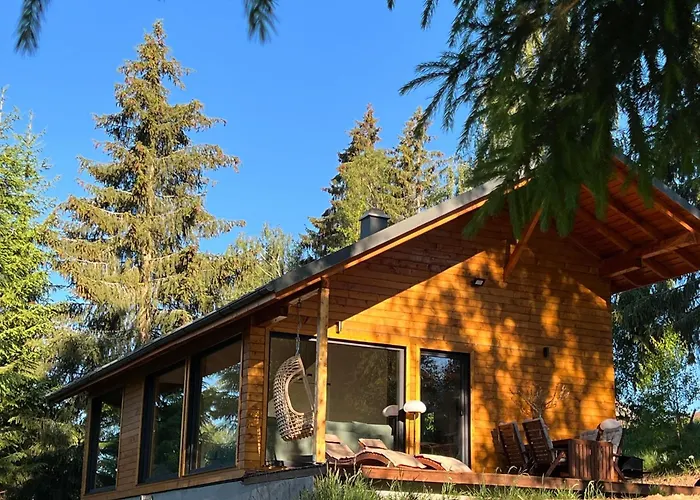 Forestia - Modern Cabin With Hot Tub And Sauna